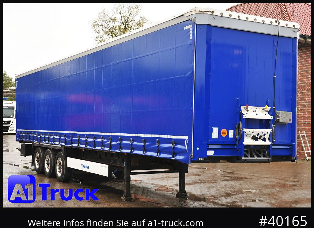 KRONE Tautliner, Lenkachse, Coimulde, Ice Protect, TÜV 09/2026 - Gardintrailer: bilde 1 KRONE Tautliner, Lenkachse, Coimulde, Ice Protect, TÜV 09/2026 - Gardintrailer: bilde 1