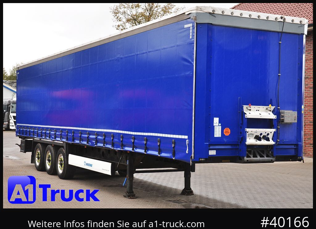 KRONE Tautliner, Lenkachse, Coimulde, Ice Protect, TÜV 09/2026 - Gardintrailer: bilde 1 KRONE Tautliner, Lenkachse, Coimulde, Ice Protect, TÜV 09/2026 - Gardintrailer: bilde 1
