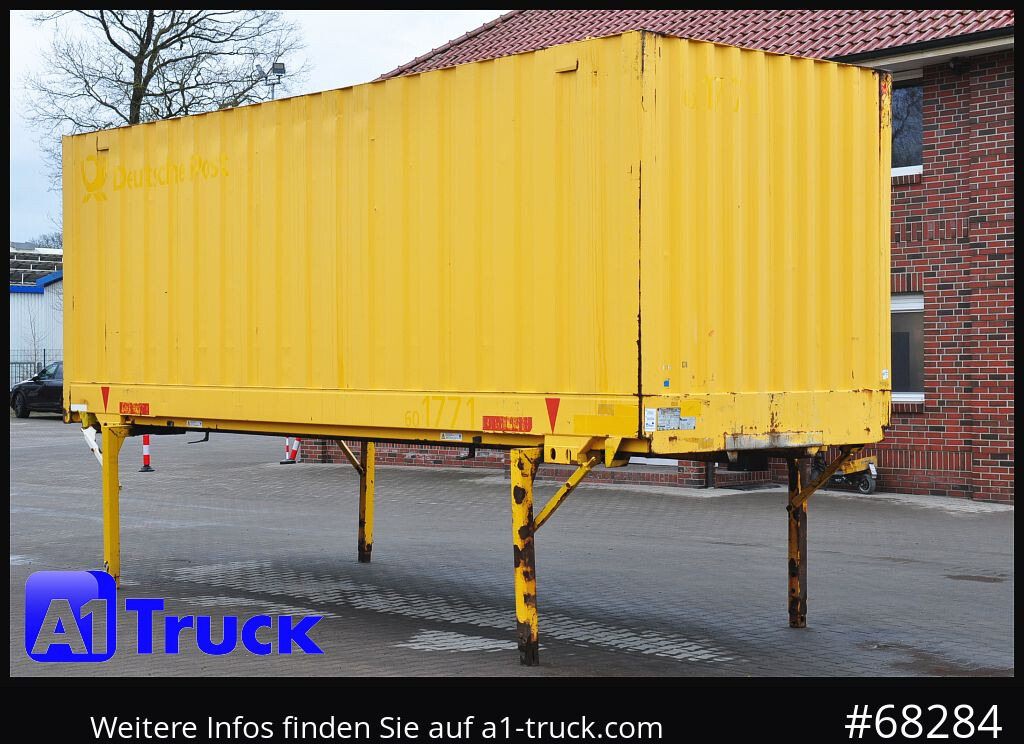 KRONE WB 7,45 Koffer, BDF Wechselbrücke 2530mm - Vekselflak - varebil: bilde 1 KRONE WB 7,45 Koffer, BDF Wechselbrücke 2530mm - Vekselflak - varebil: bilde 1