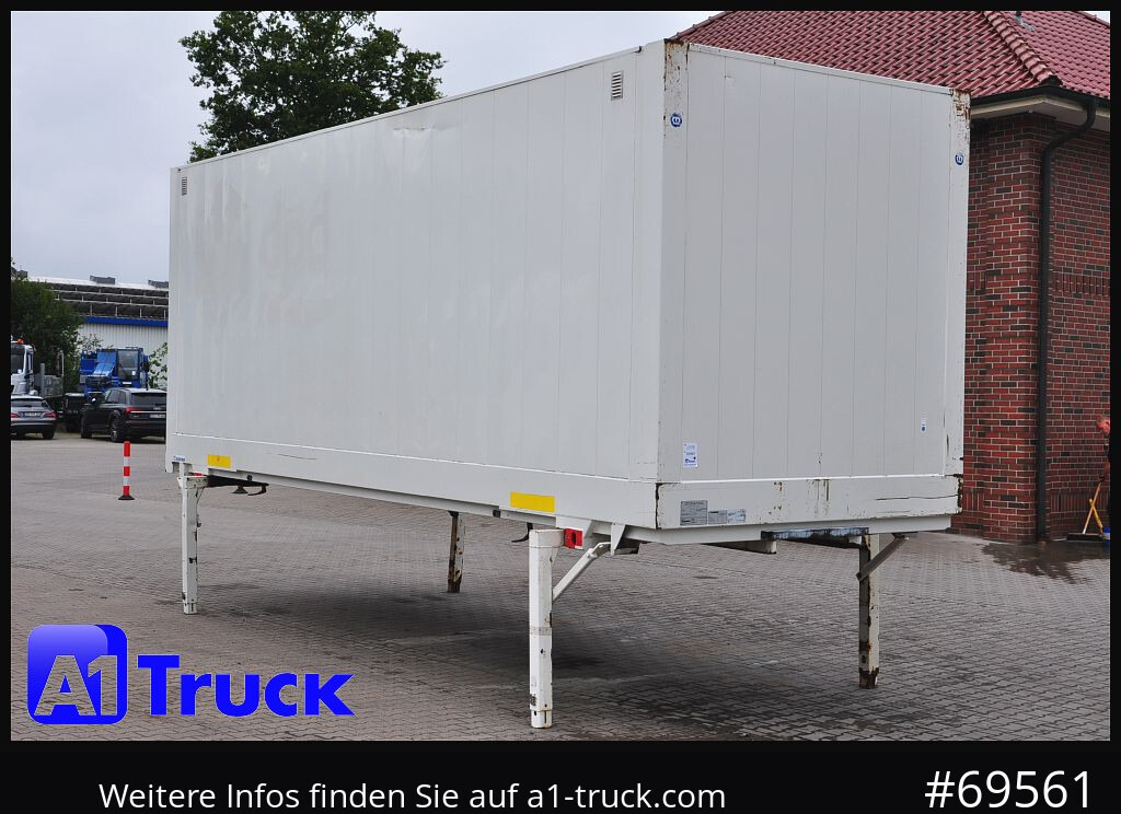 KRONE Wechselbrücke BDF 7,45 Koffer, Textil 2750mm innen, 20 x vorhanden - Vekselflak - varebil: bilde 1 KRONE Wechselbrücke BDF 7,45 Koffer, Textil 2750mm innen, 20 x vorhanden - Vekselflak - varebil: bilde 1