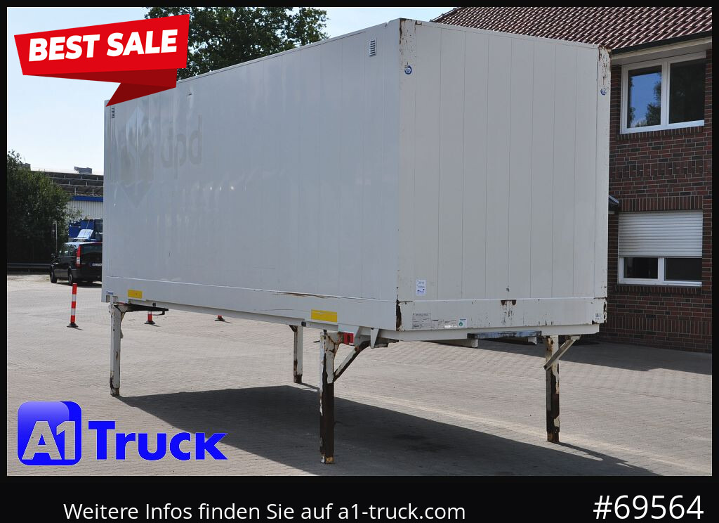 KRONE Wechselbrücke BDF 7,45 Koffer, Textil 2750mm innen, 20 x vorhanden - Vekselflak - varebil: bilde 1 KRONE Wechselbrücke BDF 7,45 Koffer, Textil 2750mm innen, 20 x vorhanden - Vekselflak - varebil: bilde 1
