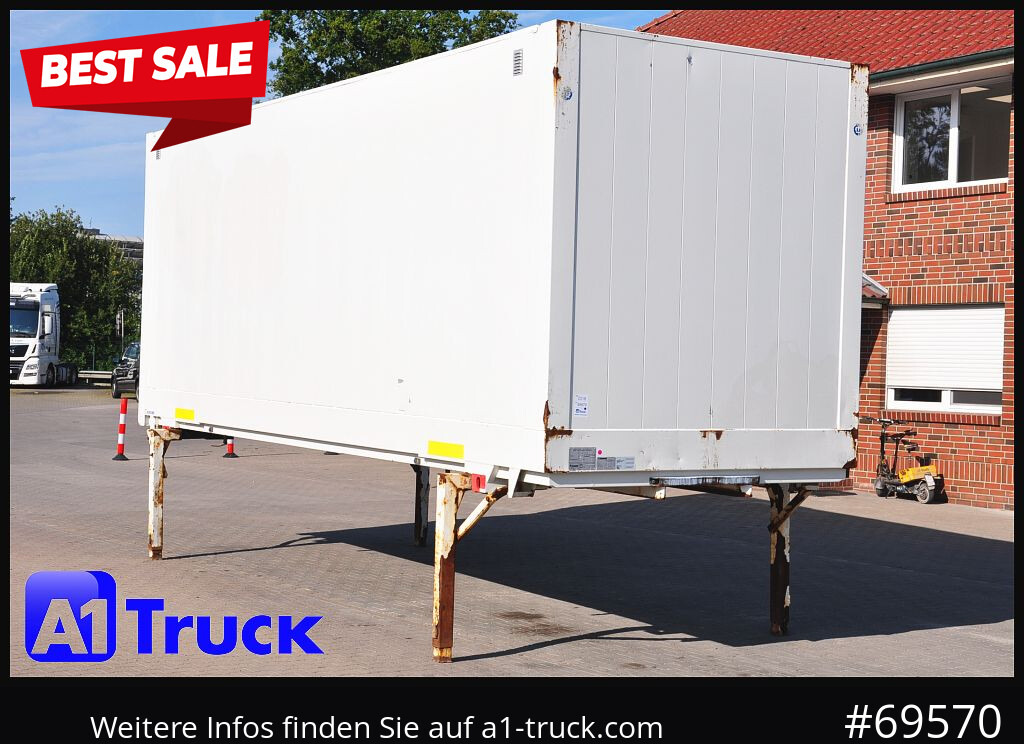KRONE Wechselbrücke BDF 7,45 Koffer, Textil 2750mm innen, 20 x vorhanden - Vekselflak - varebil: bilde 1 KRONE Wechselbrücke BDF 7,45 Koffer, Textil 2750mm innen, 20 x vorhanden - Vekselflak - varebil: bilde 1