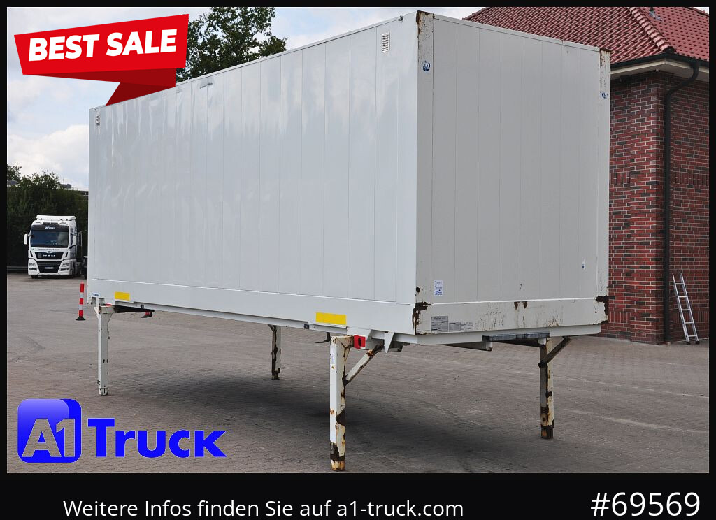 KRONE Wechselbrücke BDF 7,45 Koffer, Textil 2750mm innen, 20 x vorhanden - Vekselflak - varebil: bilde 1 KRONE Wechselbrücke BDF 7,45 Koffer, Textil 2750mm innen, 20 x vorhanden - Vekselflak - varebil: bilde 1