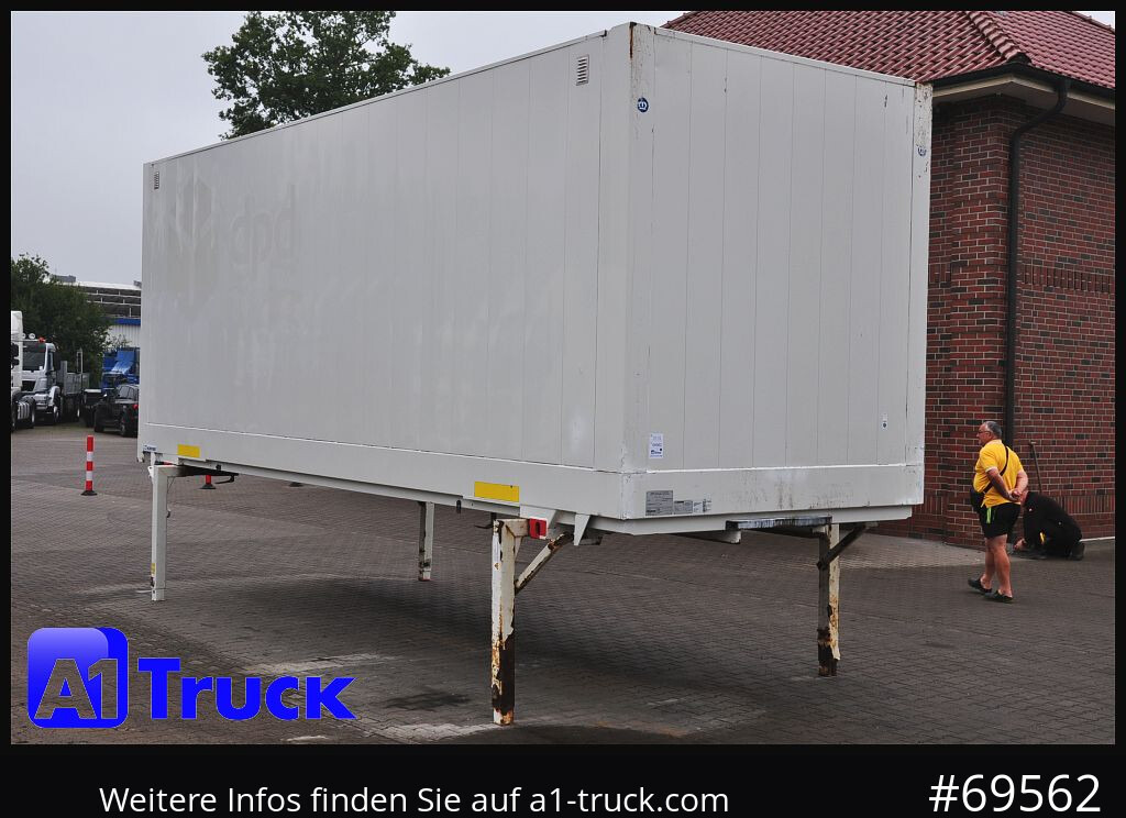KRONE Wechselbrücke BDF 7,45 Koffer, Textil 2750mm innen, 20 x vorhanden - Vekselflak - varebil: bilde 1 KRONE Wechselbrücke BDF 7,45 Koffer, Textil 2750mm innen, 20 x vorhanden - Vekselflak - varebil: bilde 1
