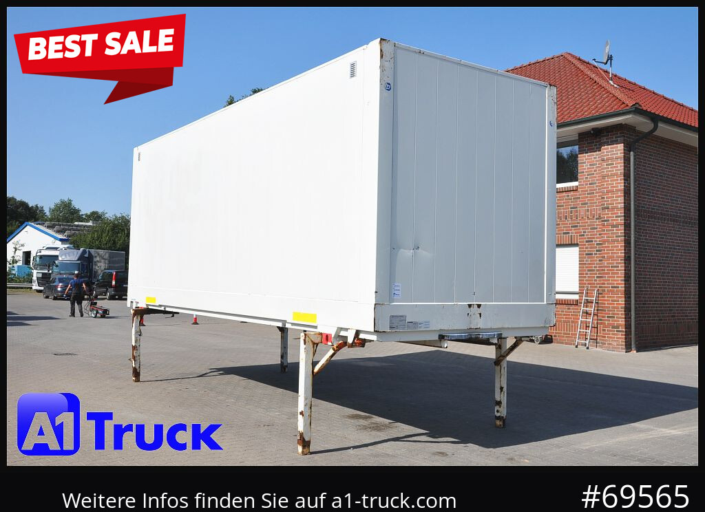 KRONE Wechselbrücke BDF 7,45 Koffer, Textil 2750mm innen, 20 x vorhanden - Vekselflak - varebil: bilde 1 KRONE Wechselbrücke BDF 7,45 Koffer, Textil 2750mm innen, 20 x vorhanden - Vekselflak - varebil: bilde 1