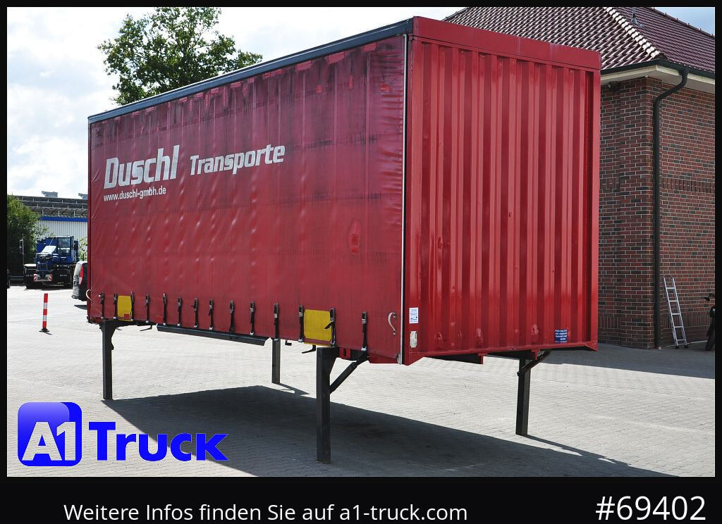 KRONE Wechselbrücke Jumbo BDF 7,82 - Gardin vekselflak: bilde 1 KRONE Wechselbrücke Jumbo BDF 7,82 - Gardin vekselflak: bilde 1
