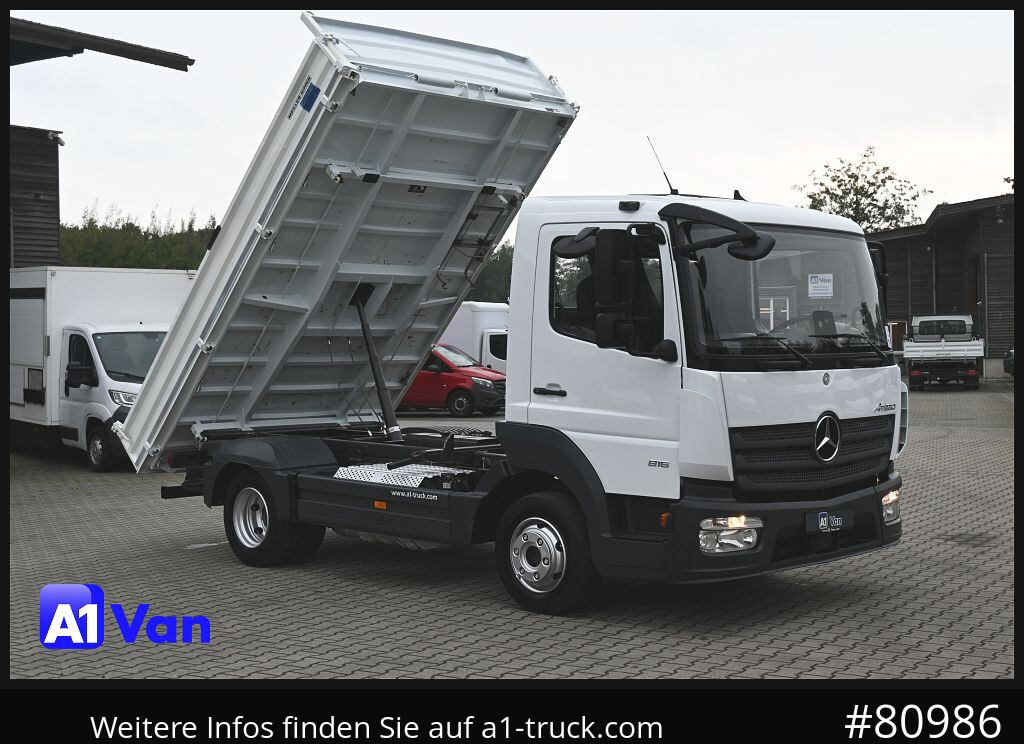 MERCEDES-BENZ Atego 816 Kipper, Ahk,Klima, Meiller, 3-Sitzer - Lastebil: bilde 1 MERCEDES-BENZ Atego 816 Kipper, Ahk,Klima, Meiller, 3-Sitzer - Lastebil: bilde 1