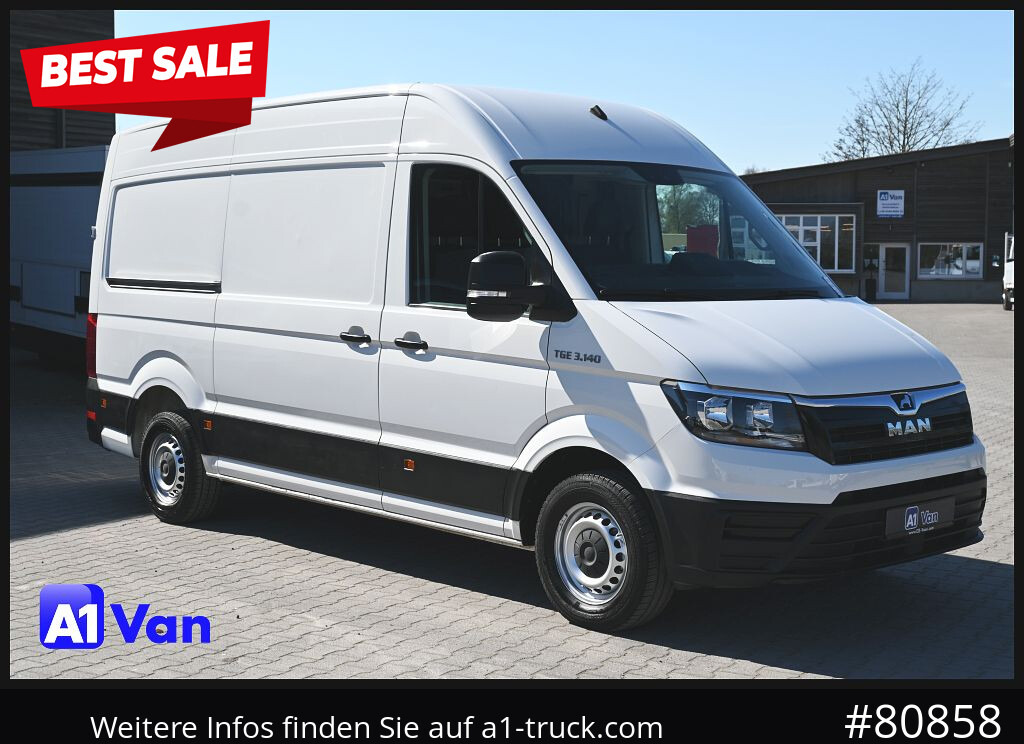 MAN TGE 3.140, Klima, Tachograph, AHK - Kassebil: bilde 1 MAN TGE 3.140, Klima, Tachograph, AHK - Kassebil: bilde 1