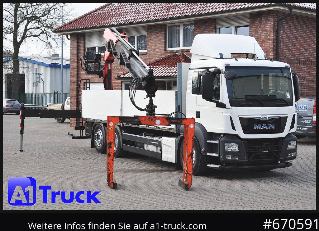 MAN TGS 26.440, Kran PK20.501L Lenkachse, - Planbil, Kranbil: bilde 1 MAN TGS 26.440, Kran PK20.501L Lenkachse, - Planbil, Kranbil: bilde 1