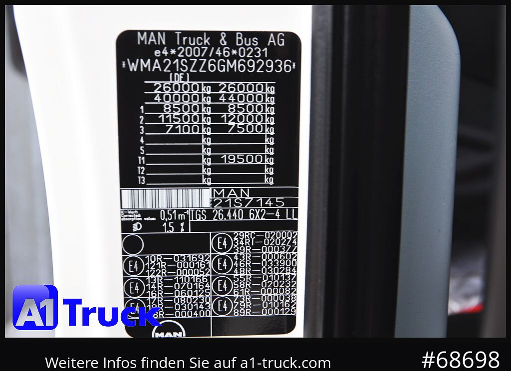 Kranbil MAN TGS 26.440,  Kran PK23.001L, 16m, Lenkachse: bilde 7