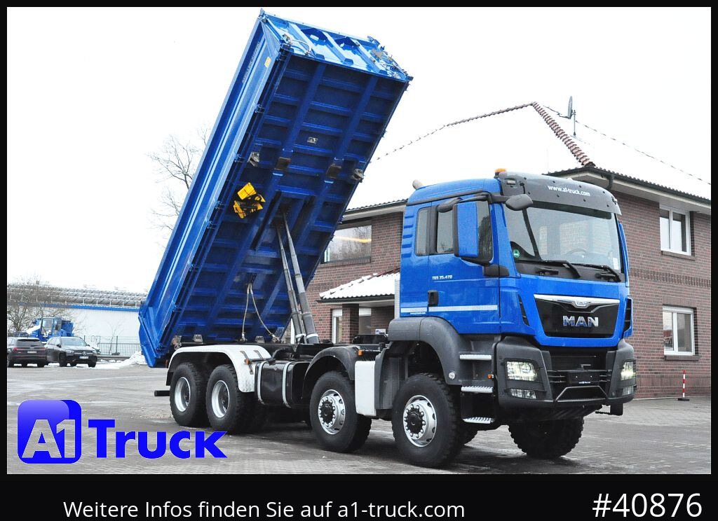 MAN TGS 41.470 BB 8x8 Allrad Kipper Meiller - Tippbil: bilde 1 MAN TGS 41.470 BB 8x8 Allrad Kipper Meiller - Tippbil: bilde 1