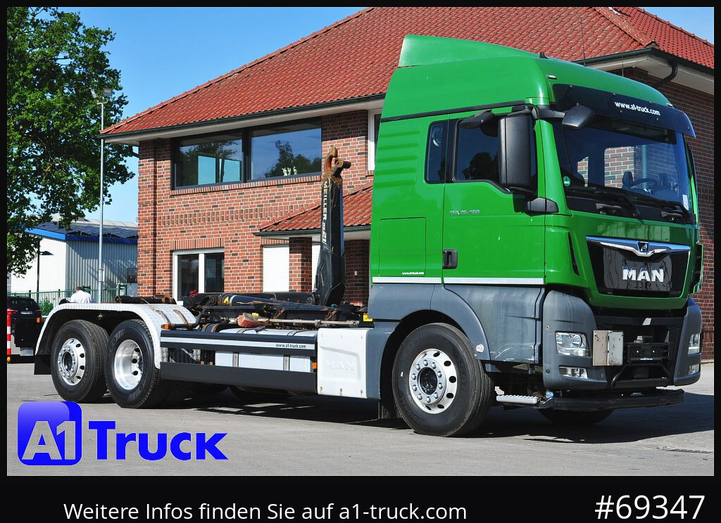 MAN TGX 26.460 XLX BL 6x2, Meiller, Funk - Krokbil: bilde 1 MAN TGX 26.460 XLX BL 6x2, Meiller, Funk - Krokbil: bilde 1