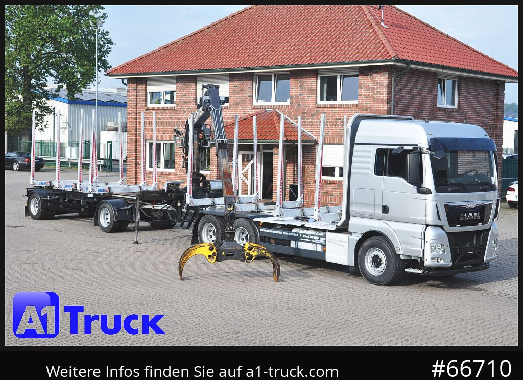 MAN TGX 26.480, Holz Kesla 2109, 6x4, - Tømmerbil, Kranbil: bilde 1 MAN TGX 26.480, Holz Kesla 2109, 6x4, - Tømmerbil, Kranbil: bilde 1