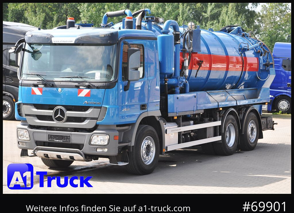 Vakuum lastebil MERCEDES-BENZ 2541 Actros Saug-Spülwagen  Hellmers, 15,5m³,: bilde 12