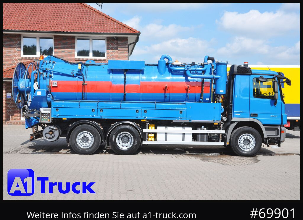 Vakuum lastebil MERCEDES-BENZ 2541 Actros Saug-Spülwagen  Hellmers, 15,5m³,: bilde 8
