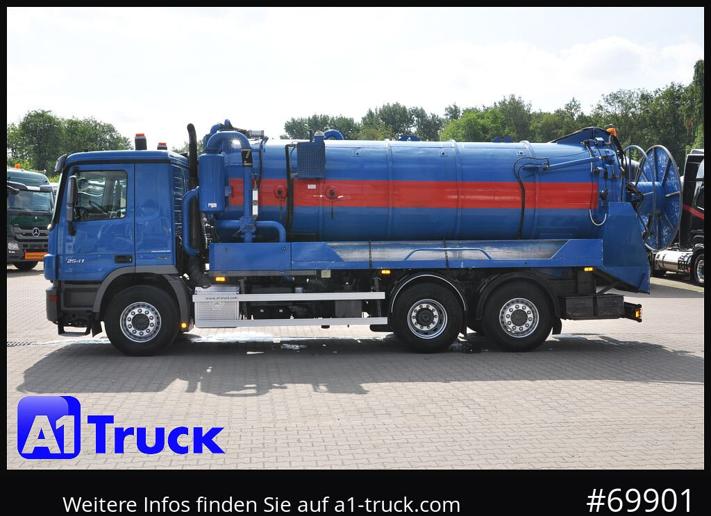 Vakuum lastebil MERCEDES-BENZ 2541 Actros Saug-Spülwagen  Hellmers, 15,5m³,: bilde 11