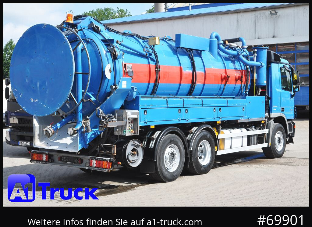 Vakuum lastebil MERCEDES-BENZ 2541 Actros Saug-Spülwagen  Hellmers, 15,5m³,: bilde 9