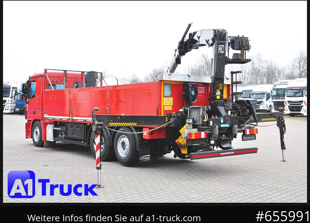 Planbil, Kranbil MERCEDES-BENZ Actros 2546 MP 3, HIAB Kran, Lift-Lenkachse,: bilde 10