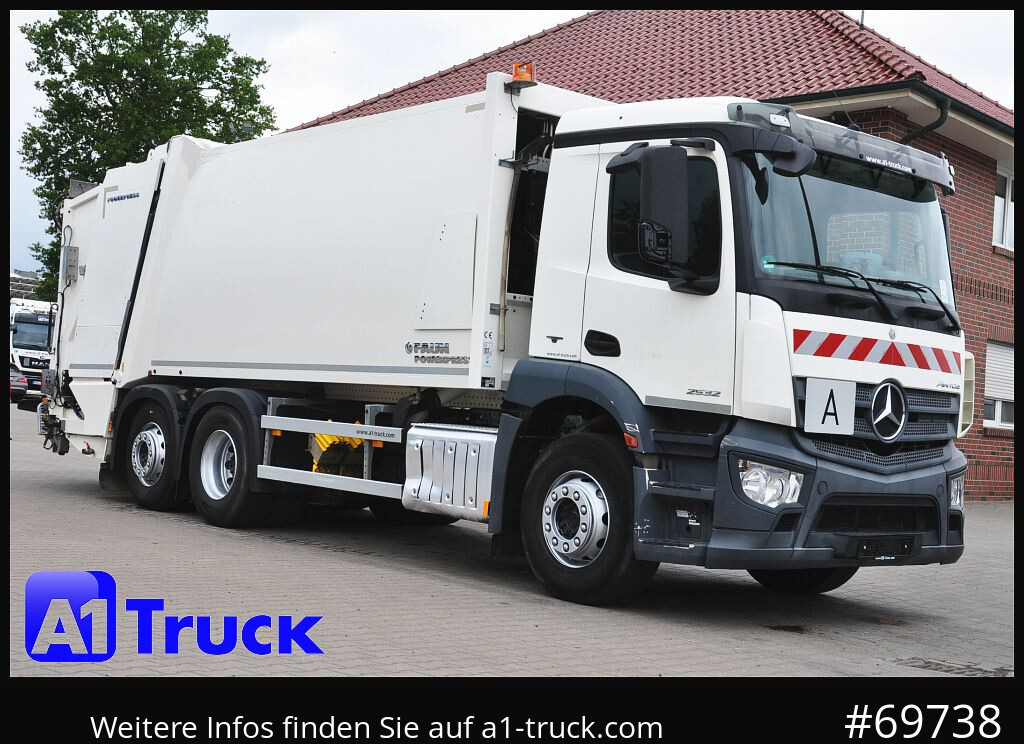 MERCEDES-BENZ Antos 2532 Faun Powerpress II Zöller Detla 2301, - Søppelbil: bilde 1 MERCEDES-BENZ Antos 2532 Faun Powerpress II Zöller Detla 2301, - Søppelbil: bilde 1