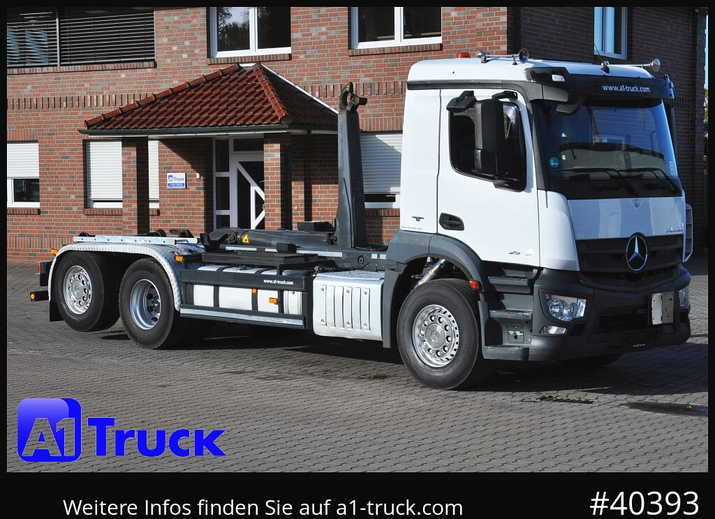 MERCEDES-BENZ Antos 2543, Meiller, Abrollkipper, Lift-Lenkachse, - Krokbil: bilde 1 MERCEDES-BENZ Antos 2543, Meiller, Abrollkipper, Lift-Lenkachse, - Krokbil: bilde 1