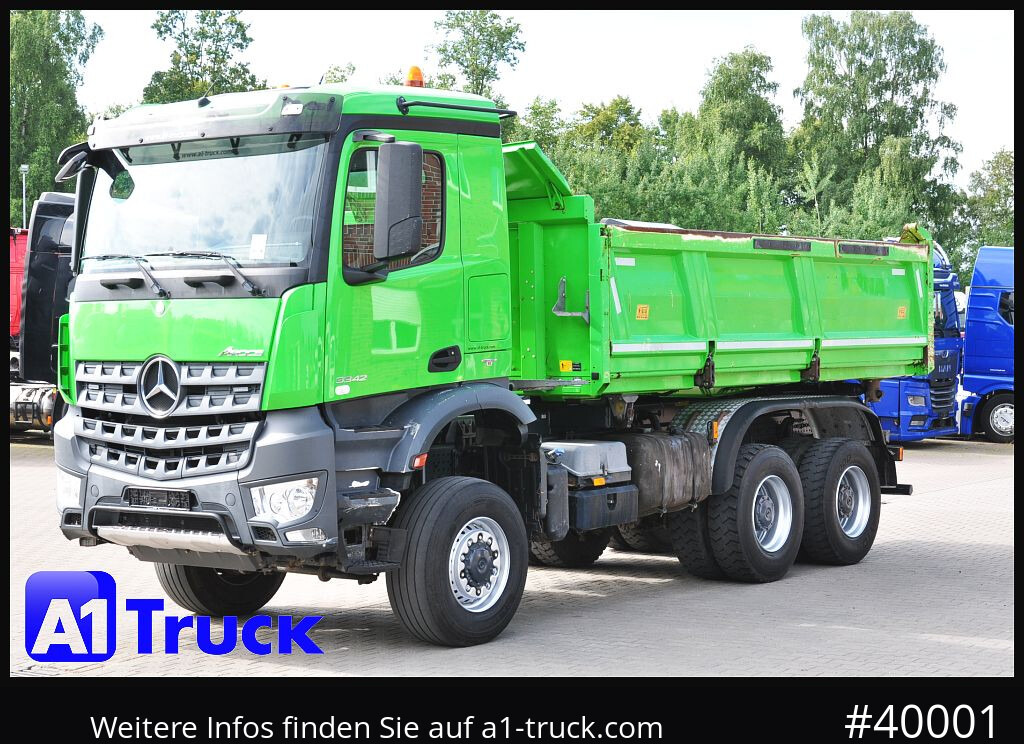 Tippbil MERCEDES-BENZ Arcos 3342 BB, 6X6 Meiller Bordmatik: bilde 12