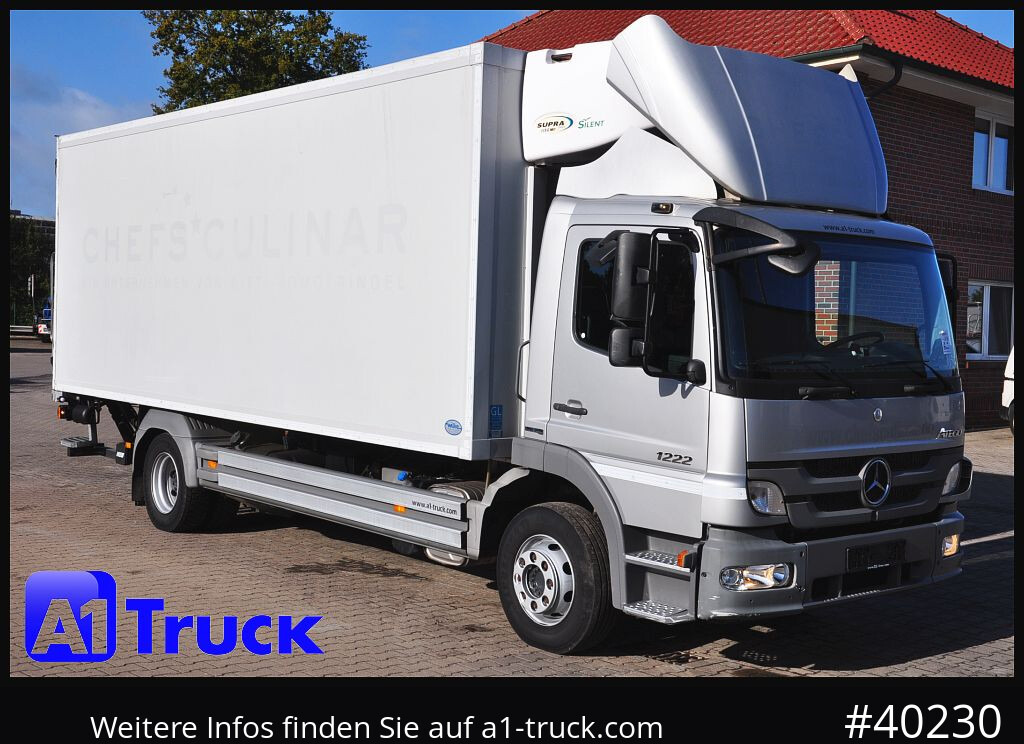 MERCEDES-BENZ Atego 1222, Kühlkoffer, Carrier Supra 1150 Mt, LBW - Lastebil med kjøl: bilde 1 MERCEDES-BENZ Atego 1222, Kühlkoffer, Carrier Supra 1150 Mt, LBW - Lastebil med kjøl: bilde 1