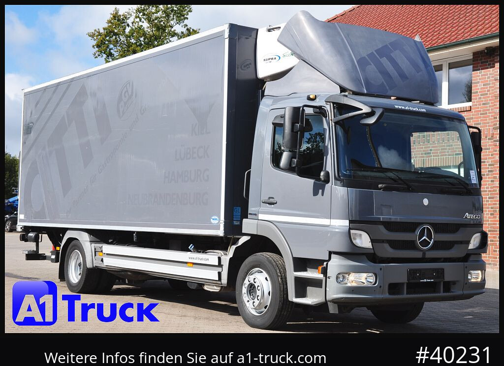 MERCEDES-BENZ Atego 1222, Kühlkoffer, Carrier Supra 850 Mt, LBW - Lastebil med kjøl: bilde 1 MERCEDES-BENZ Atego 1222, Kühlkoffer, Carrier Supra 850 Mt, LBW - Lastebil med kjøl: bilde 1