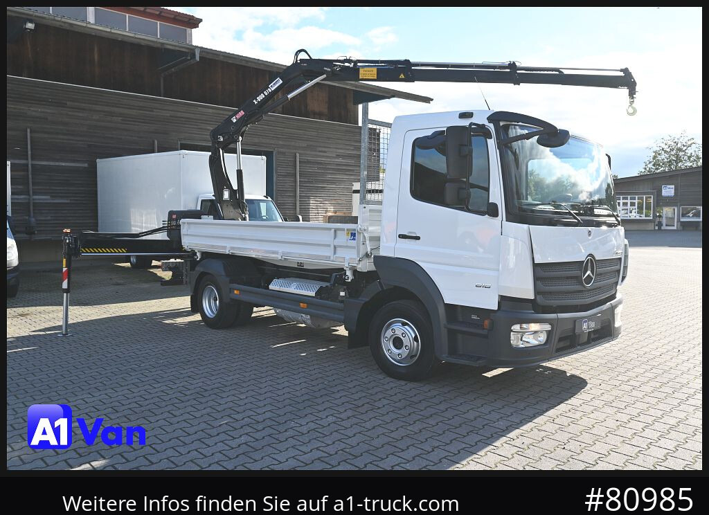 MERCEDES-BENZ Atego 816 Kipper Kran, Hiab, AHK, Klima - Varebil med tipp: bilde 1 MERCEDES-BENZ Atego 816 Kipper Kran, Hiab, AHK, Klima - Varebil med tipp: bilde 1