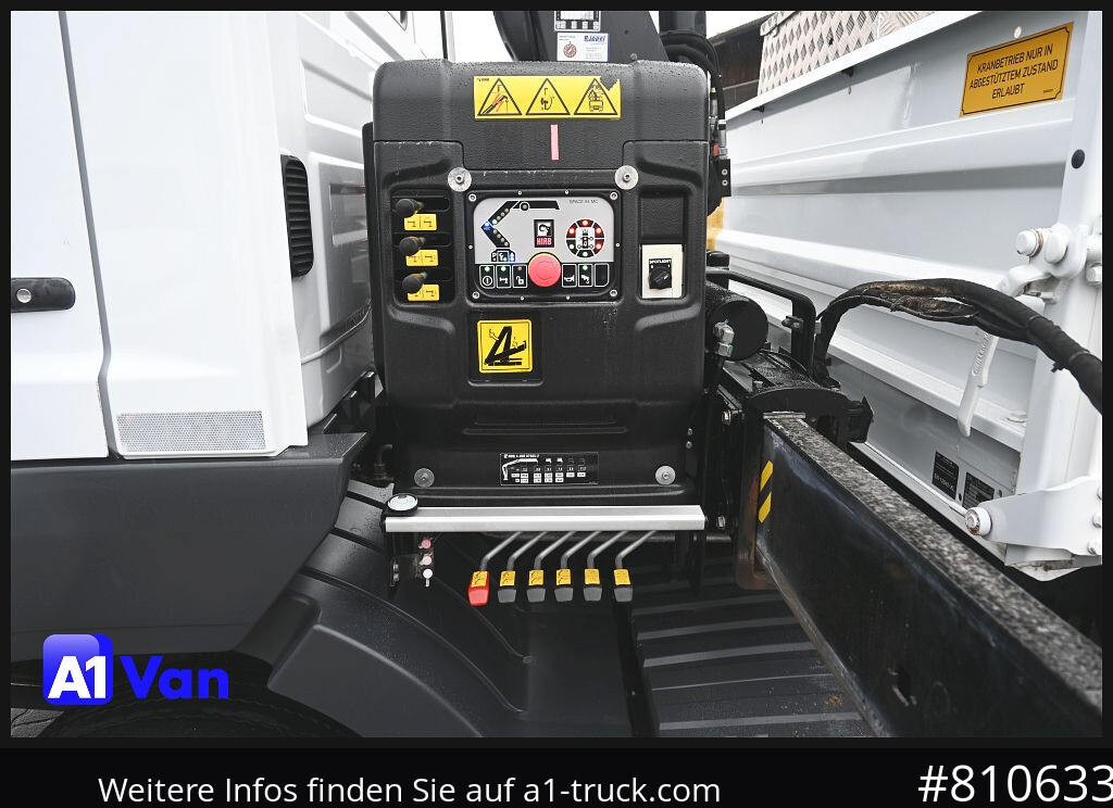 MERCEDES-BENZ Atego 823 Kipper Kran, Hiab, Klima, 2x AHK,Meiller - Tippbil, Kranbil: bilde 2 MERCEDES-BENZ Atego 823 Kipper Kran, Hiab, Klima, 2x AHK,Meiller - Tippbil, Kranbil: bilde 2