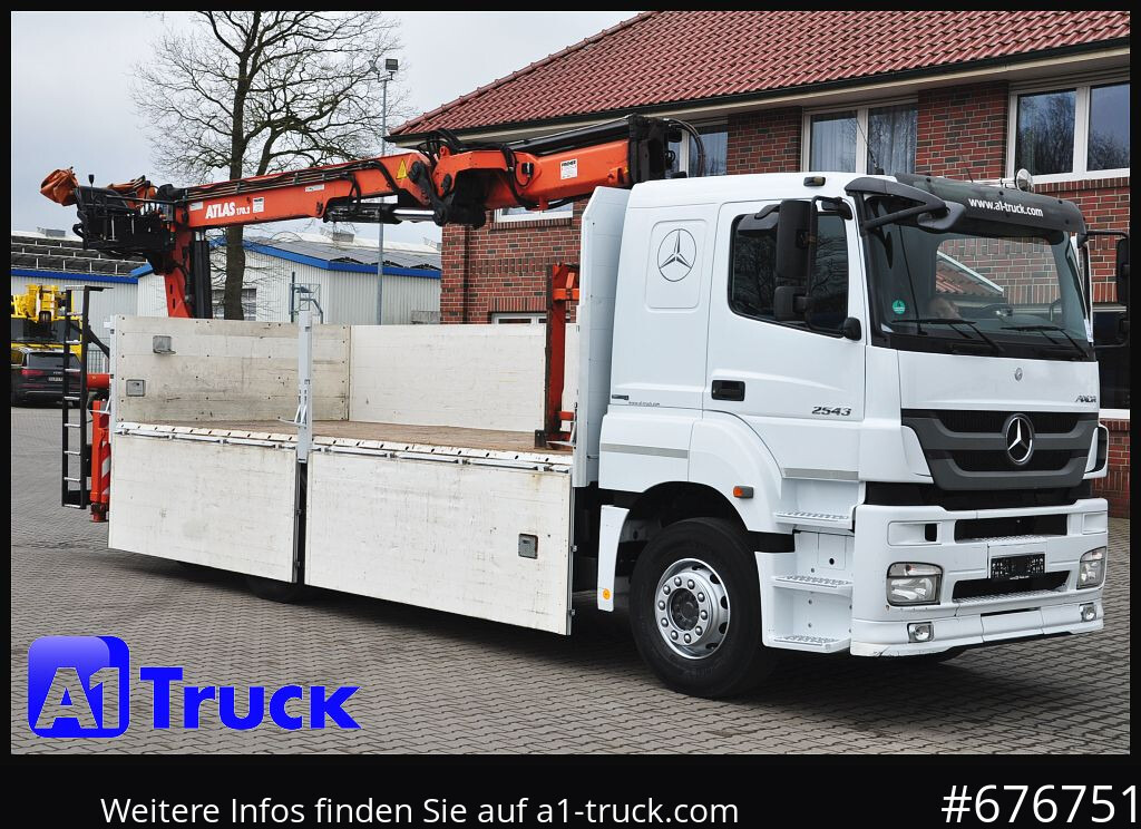 MERCEDES-BENZ Axor 2543, Atlas 170.2 Kran, Lift-Lenkachse, - Planbil, Kranbil: bilde 3 MERCEDES-BENZ Axor 2543, Atlas 170.2 Kran, Lift-Lenkachse, - Planbil, Kranbil: bilde 3
