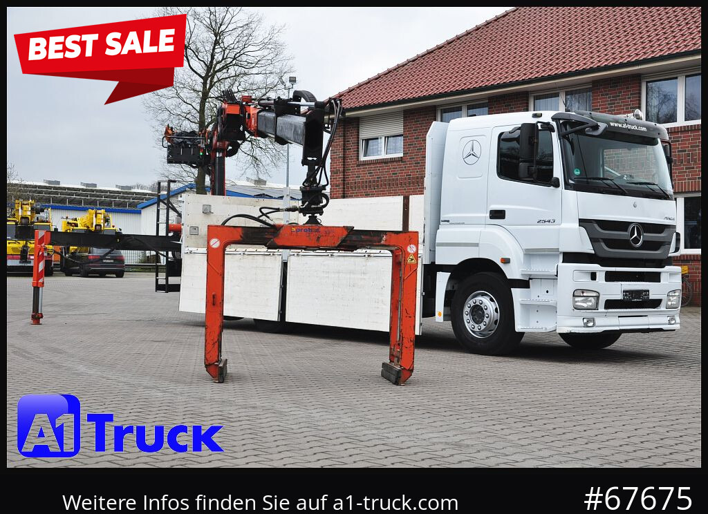 MERCEDES-BENZ Axor 2543, Atlas 170.2 Kran, Lift-Lenkachse, - Kranbil, Planbil: bilde 1 MERCEDES-BENZ Axor 2543, Atlas 170.2 Kran, Lift-Lenkachse, - Kranbil, Planbil: bilde 1