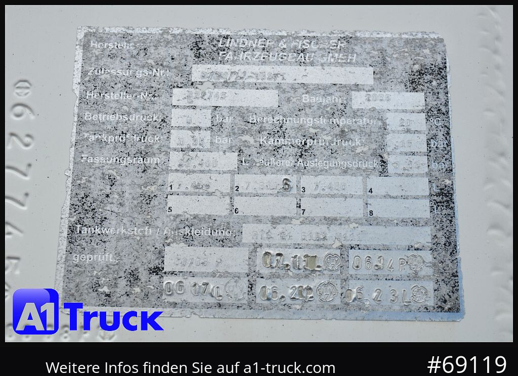 Oben-Untenbef. 22.400 Ltr. 3 KA - Tankhenger: bilde 3 Oben-Untenbef. 22.400 Ltr. 3 KA - Tankhenger: bilde 3