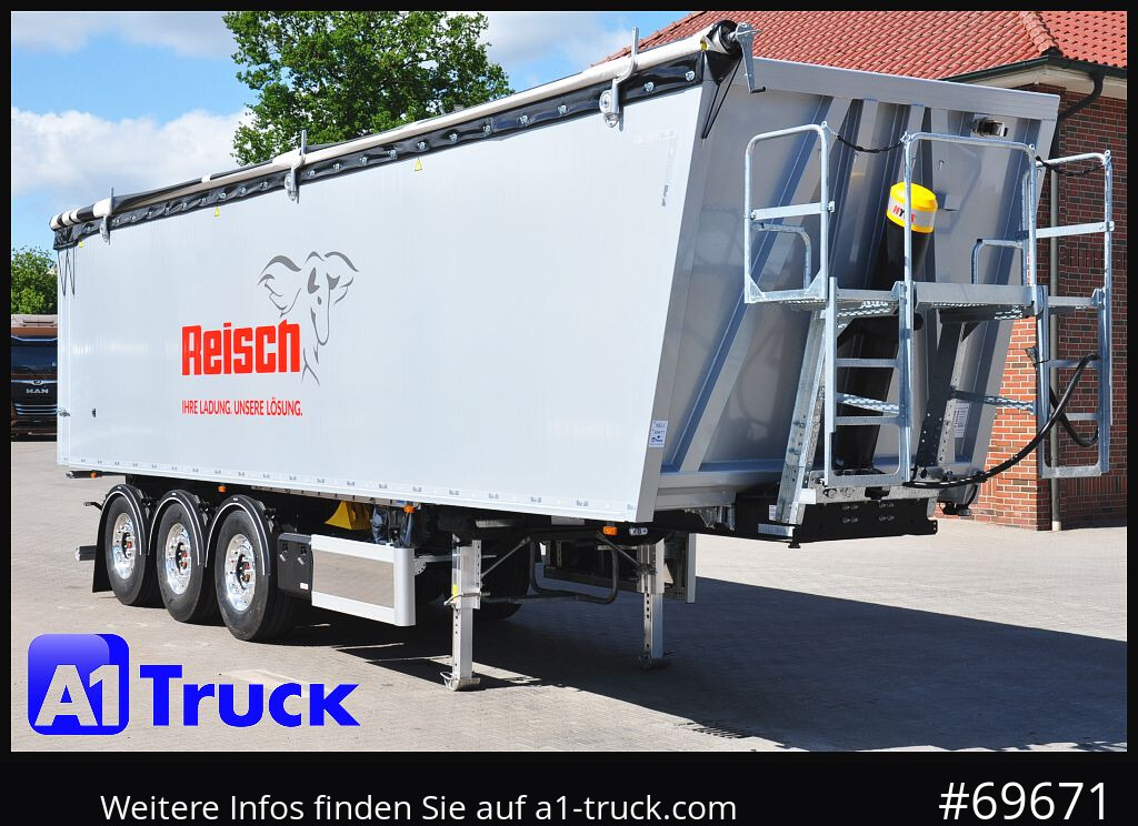 REISCH RHKS, Alu-Kippmulde 52m³, Kombitüren, Alufelgen, Liftachse, - Tippsemi: bilde 1 REISCH RHKS, Alu-Kippmulde 52m³, Kombitüren, Alufelgen, Liftachse, - Tippsemi: bilde 1