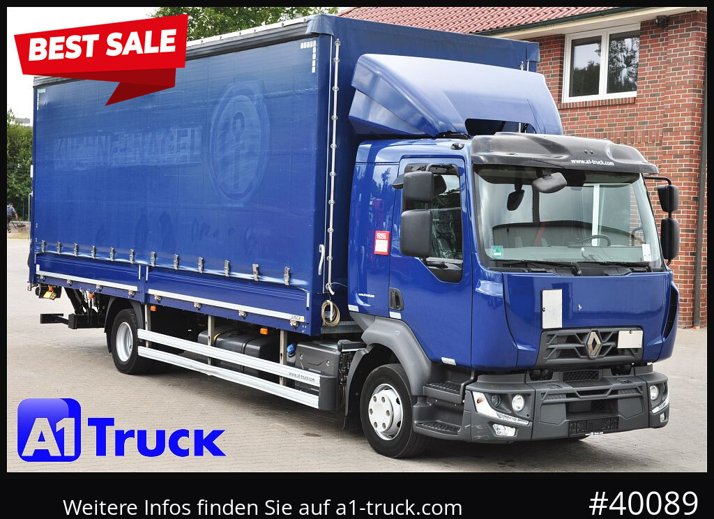 RENAULT D 240, 4x2, Ladebordwand, LBW, guter Zustand - Kapellbil: bilde 1 RENAULT D 240, 4x2, Ladebordwand, LBW, guter Zustand - Kapellbil: bilde 1