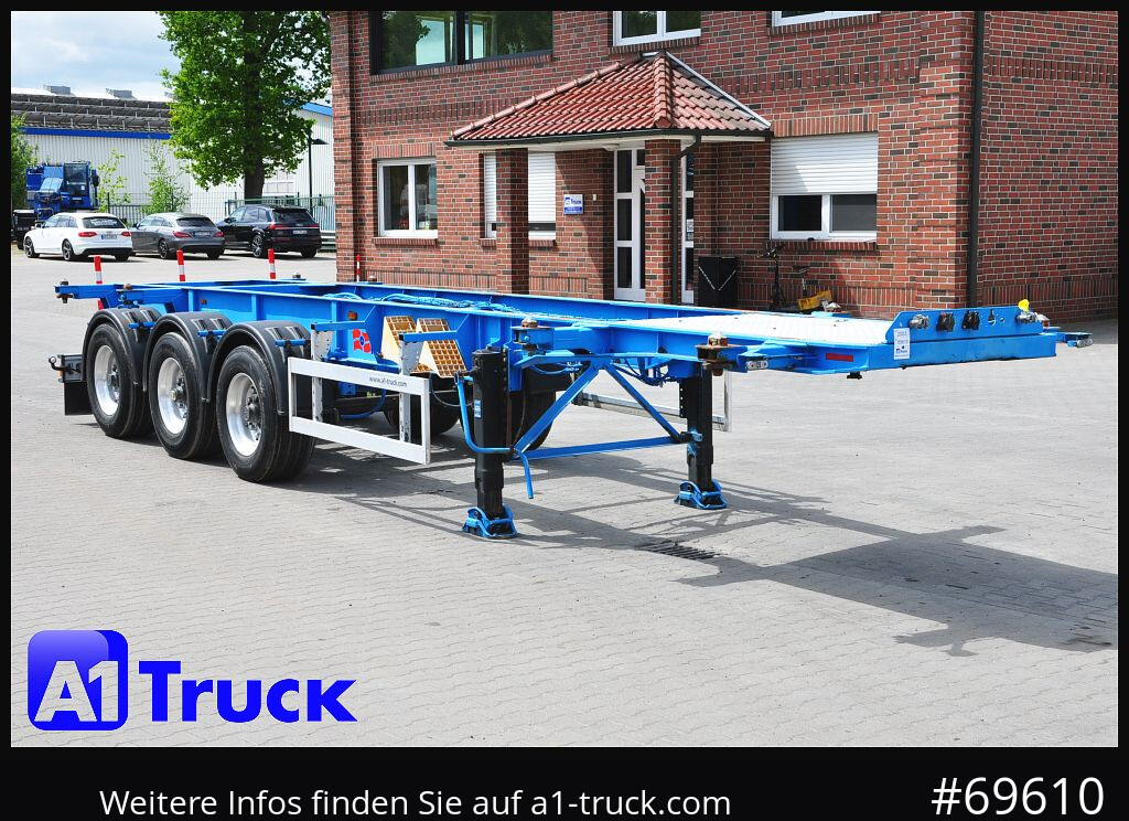 ROHR ADR, Alufelgen, Alurahmen 20- 30 Fuss Container - Container-transport/ Vekselflak semitrailer: bilde 1 ROHR ADR, Alufelgen, Alurahmen 20- 30 Fuss Container - Container-transport/ Vekselflak semitrailer: bilde 1