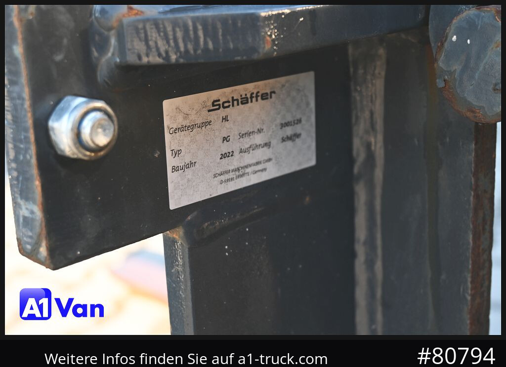 SCHAEFFER Schäffer 2445S Hoflader, Gabel, 127 Bstd. - Hjullaster: bilde 2 SCHAEFFER Schäffer 2445S Hoflader, Gabel, 127 Bstd. - Hjullaster: bilde 2