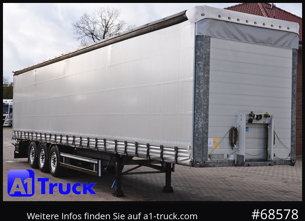 Gardintrailer SCHMITZ SCS, Bordwandsider, Steckrungen, Liftachse, verzinkt: bilde 8