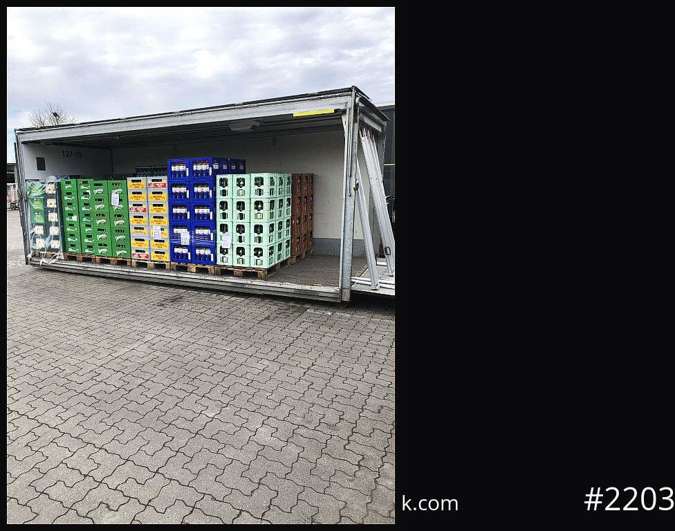 SCHROEDER,WIESMOOR Abrollcontainer, Getränkeaufbau Wingliner, mehrmals vorhanden - Krokcontainer: bilde 1 SCHROEDER,WIESMOOR Abrollcontainer, Getränkeaufbau Wingliner, mehrmals vorhanden - Krokcontainer: bilde 1