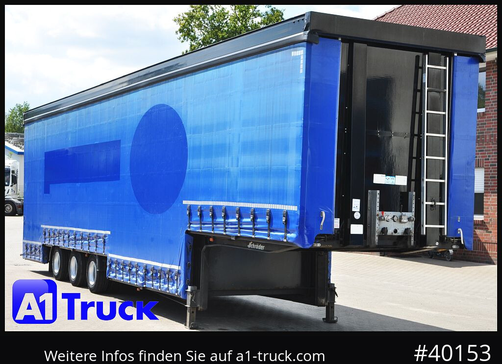SCHROEDER,WIESMOOR Schröder Jumbo Hubdach, Getränkeauflieger - Distribusjon av drikkevarer semitrailer: bilde 1 SCHROEDER,WIESMOOR Schröder Jumbo Hubdach, Getränkeauflieger - Distribusjon av drikkevarer semitrailer: bilde 1