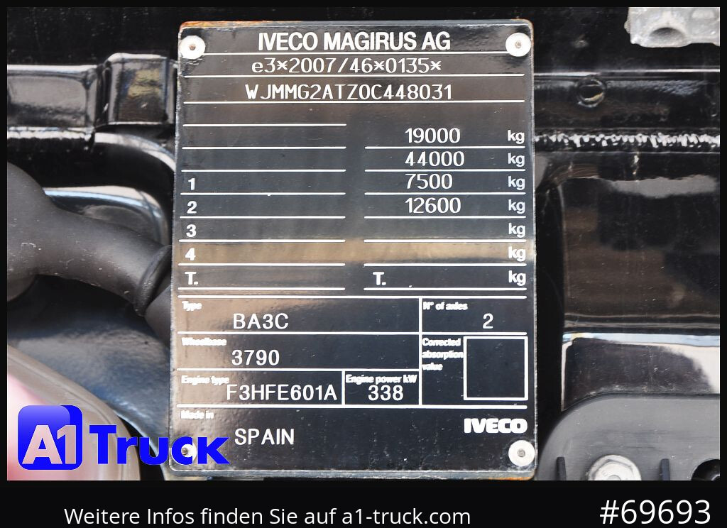 Trekkvogn IVECO Stralis AS 440/460 Stralis, Retarder, LNG, Gas,: bilde 7