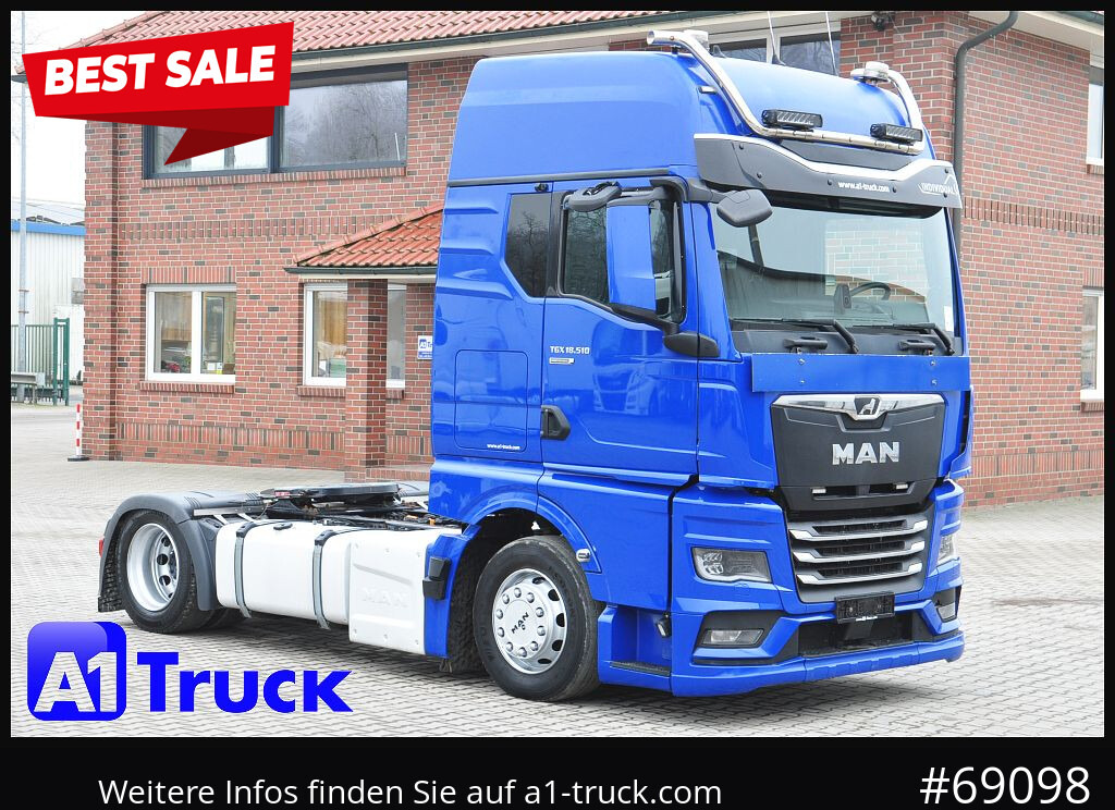 MAN TGX 18.510 GX, Individual, Lowliner, neues Model - Trekkvogn: bilde 1 MAN TGX 18.510 GX, Individual, Lowliner, neues Model - Trekkvogn: bilde 1