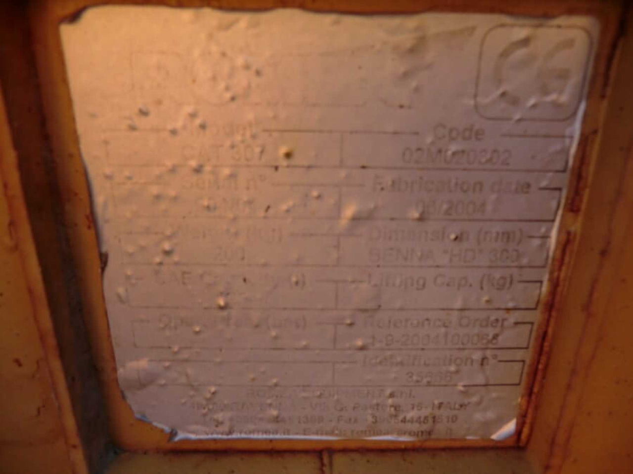 Caterpillar 307 Benna HD con denti, marca ROMEA, peso 200 kg, anno di costruzione 2004. Larghezza mm 300. - Gravemaskinskuffe: bilde 4 Caterpillar 307 Benna HD con denti, marca ROMEA, peso 200 kg, anno di costruzione 2004. Larghezza mm 300. - Gravemaskinskuffe: bilde 4