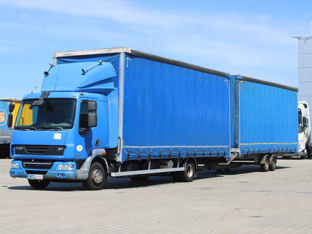 DAF FA LF 45, EURO 5, TYRES 80% + AGADOS TRAILER - Kapellbil: bilde 1 DAF FA LF 45, EURO 5, TYRES 80% + AGADOS TRAILER - Kapellbil: bilde 1