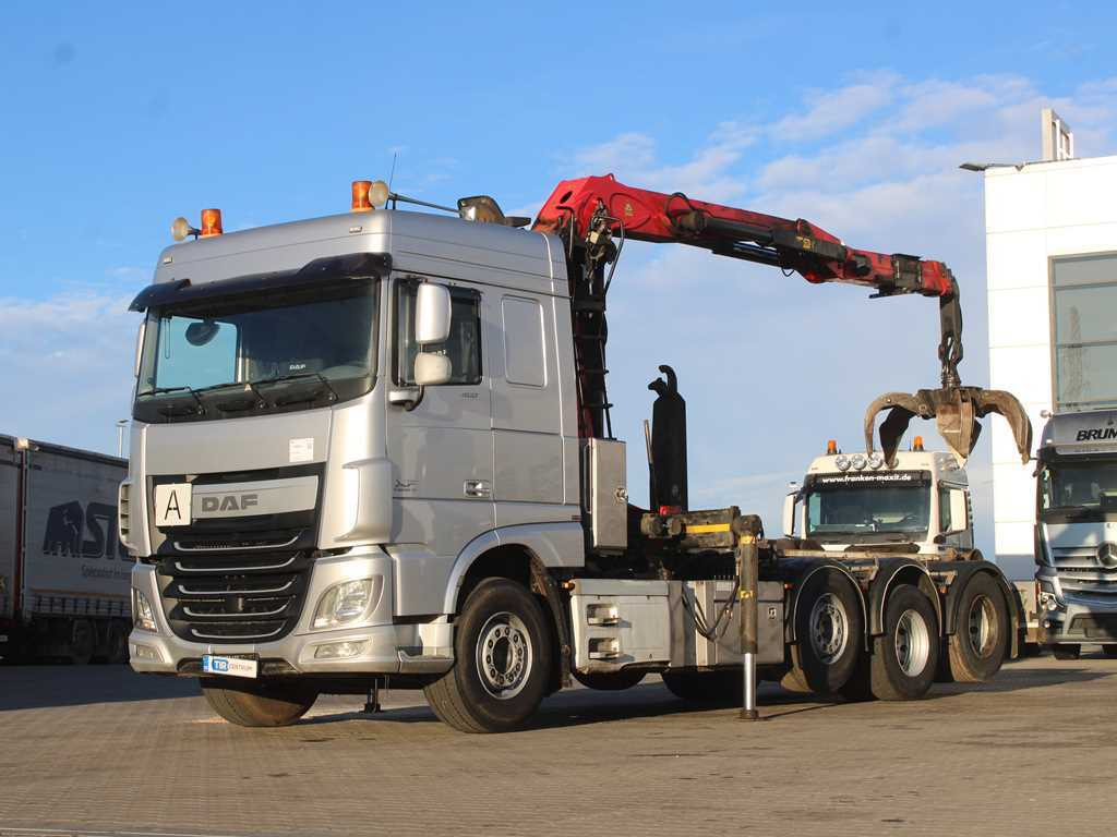 DAF XF 460, EURO 6, 8X2, 2X LIFT AXLE, PALFINGER S260Z96 - Krokbil, Kranbil: bilde 1 DAF XF 460, EURO 6, 8X2, 2X LIFT AXLE, PALFINGER S260Z96 - Krokbil, Kranbil: bilde 1