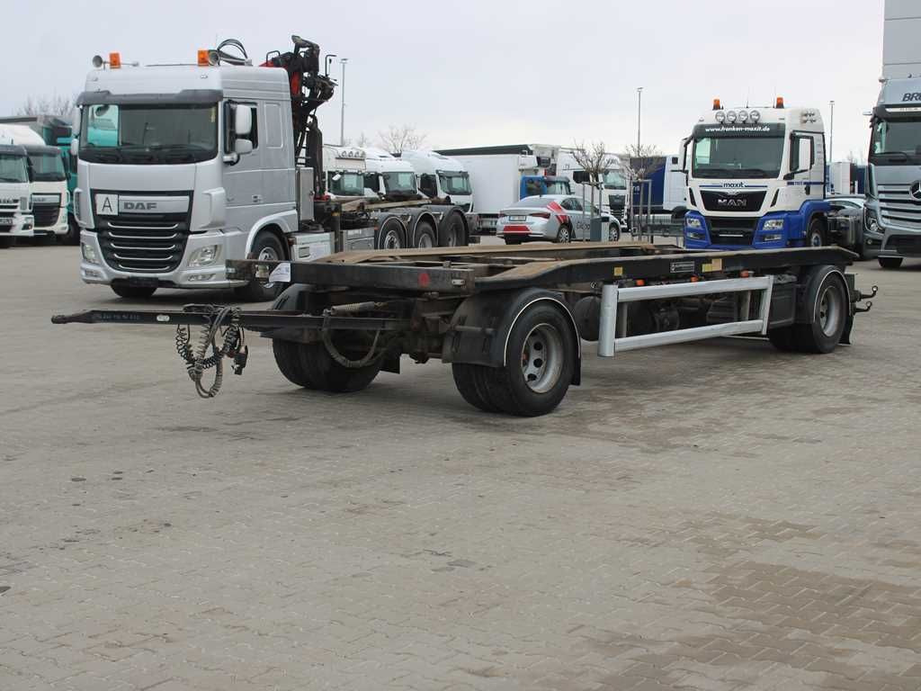 Hüffermann HAR 18.70, AXLES SAF, PNEU 80% - Krokhenger/ Liftdumper henger: bilde 1 Hüffermann HAR 18.70, AXLES SAF, PNEU 80% - Krokhenger/ Liftdumper henger: bilde 1
