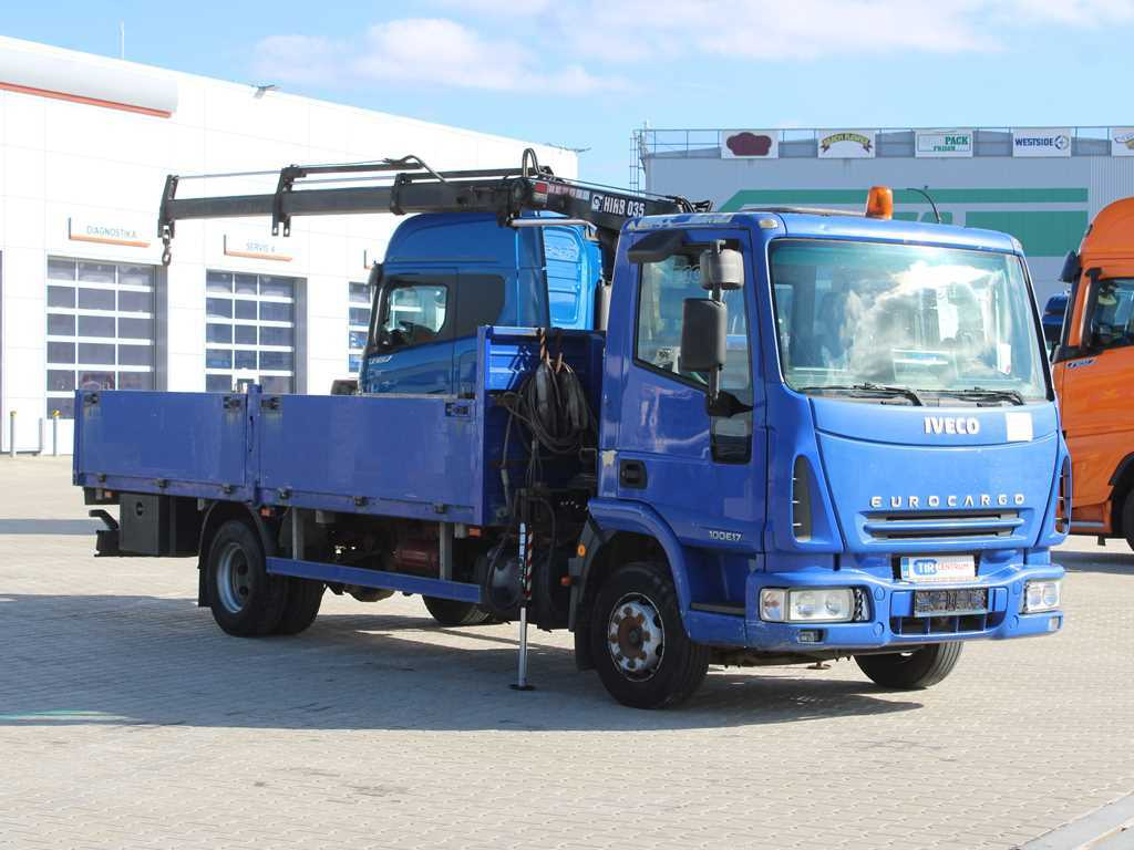 Iveco EUROCARGO 100E17, EURO 3, HYDRAULIC ARM HIAB 035-2 - Planbil, Kranbil: bilde 3 Iveco EUROCARGO 100E17, EURO 3, HYDRAULIC ARM HIAB 035-2 - Planbil, Kranbil: bilde 3