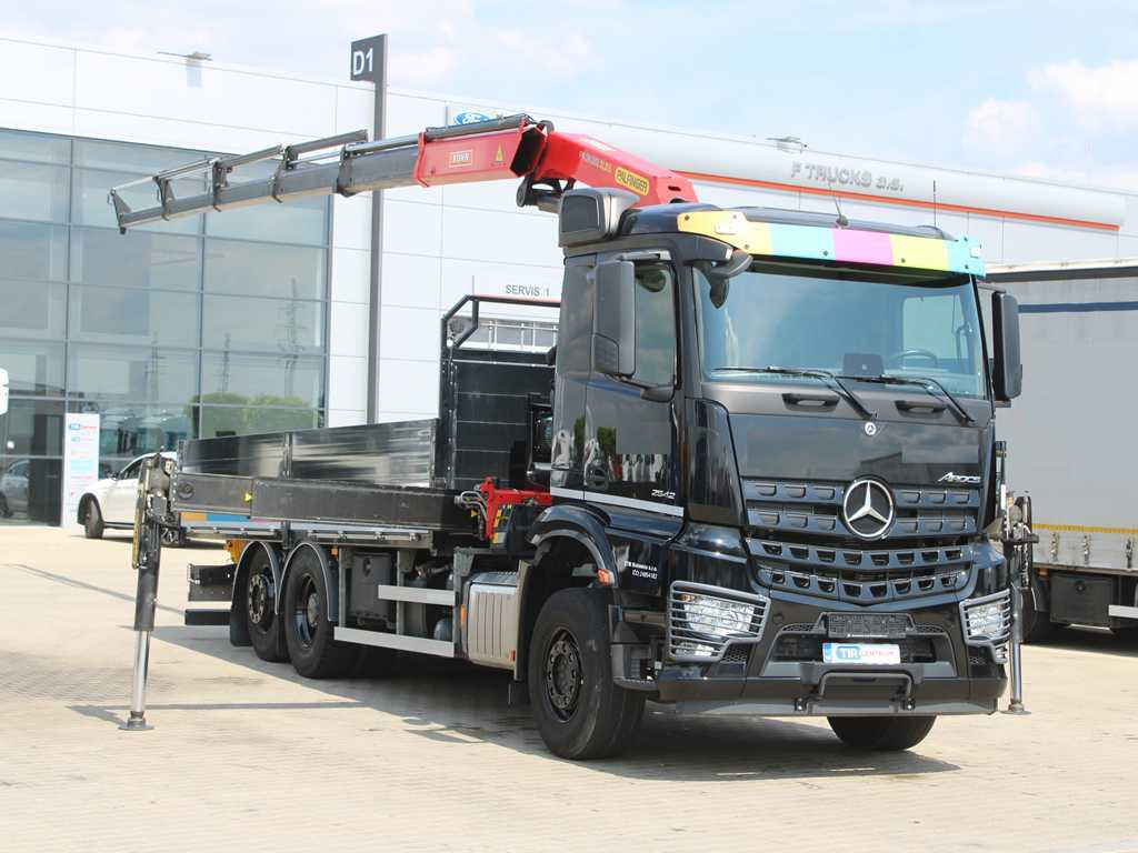 Mercedes-Benz Arocs 2542, 6X2, EURO 6, SIDE PANEL, NAVIGATION, CAMERA, PALFINGER PK 24.001 SLD5 - Planbil, Kranbil: bilde 3 Mercedes-Benz Arocs 2542, 6X2, EURO 6, SIDE PANEL, NAVIGATION, CAMERA, PALFINGER PK 24.001 SLD5 - Planbil, Kranbil: bilde 3