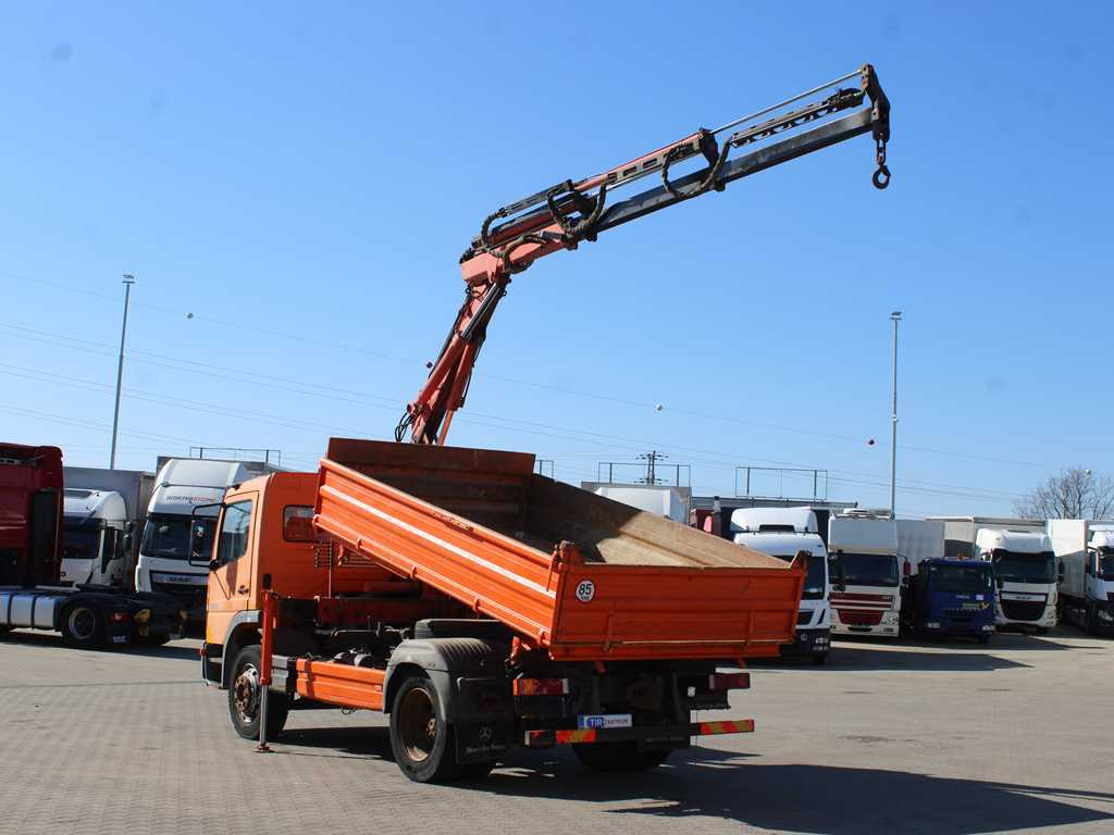 Mercedes-Benz Atego 1523, HYDRAULIC ARM ATLAS 60.1, THREE-SIDED - Tippbil, Kranbil: bilde 5 Mercedes-Benz Atego 1523, HYDRAULIC ARM ATLAS 60.1, THREE-SIDED - Tippbil, Kranbil: bilde 5