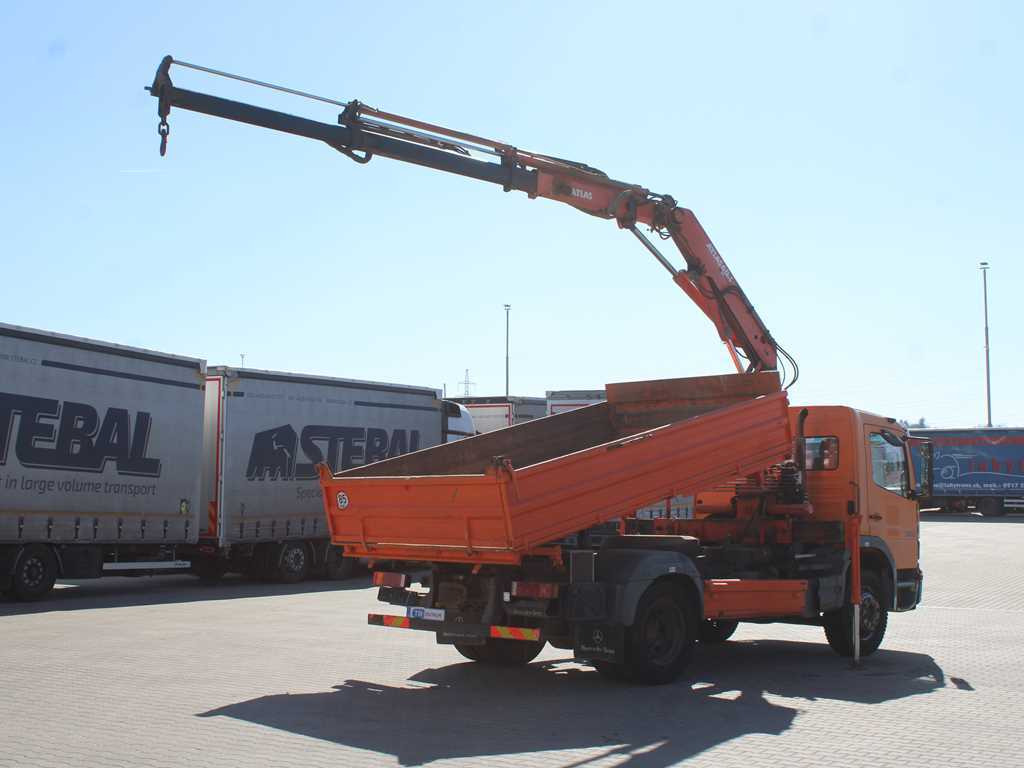 Mercedes-Benz Atego 1523, HYDRAULIC ARM ATLAS 60.1, THREE-SIDED - Tippbil, Kranbil: bilde 4 Mercedes-Benz Atego 1523, HYDRAULIC ARM ATLAS 60.1, THREE-SIDED - Tippbil, Kranbil: bilde 4