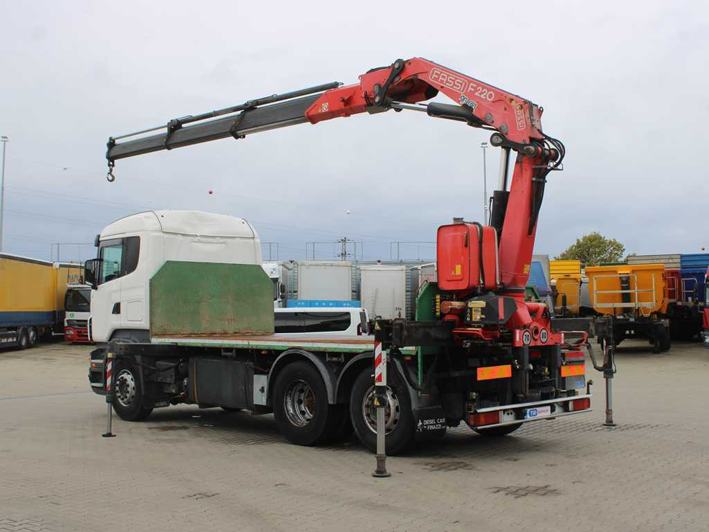 Scania R 500, 6X2, EURO 4, OPTICRUISE, HYDRAULIC ARM FASSI F220A.23 - Planbil, Kranbil: bilde 5 Scania R 500, 6X2, EURO 4, OPTICRUISE, HYDRAULIC ARM FASSI F220A.23 - Planbil, Kranbil: bilde 5